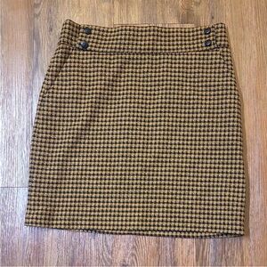 Veronica Beard Houndstooth Skirt